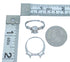 Southwest Jewelry Silver CZ Wedding Ring Set Size 9-1/2 RS55491